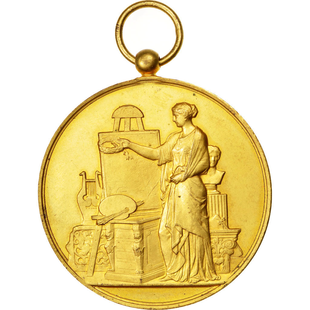 FRANCE, Arts & Culture, French Third Republic, Medal, 1882, AU(55-58), Bronze,..