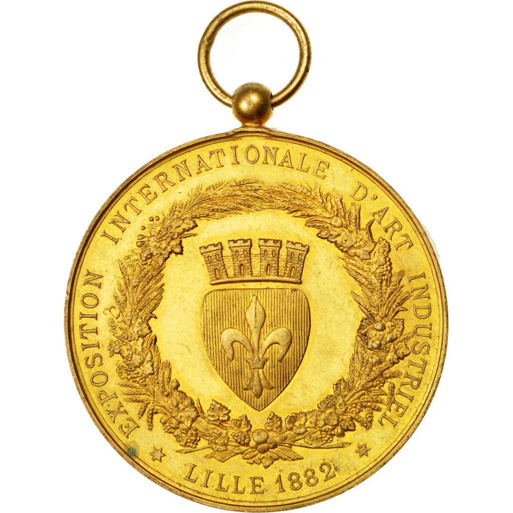 FRANCE, Arts & Culture, French Third Republic, Medal, 1882, AU(55-58), Bronze,..