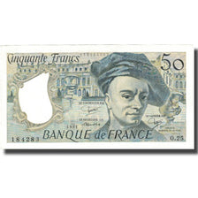 France, 50 Francs, Quentin de La Tour, 1980, SPL, Fayette:67.2, KM:152a