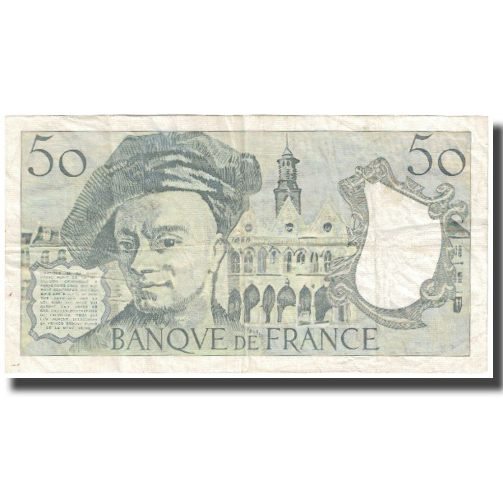 Francja, 50 Francs, Quentin de La Tour, 1982, EF(40-45), Fayette:67.8, KM:152b