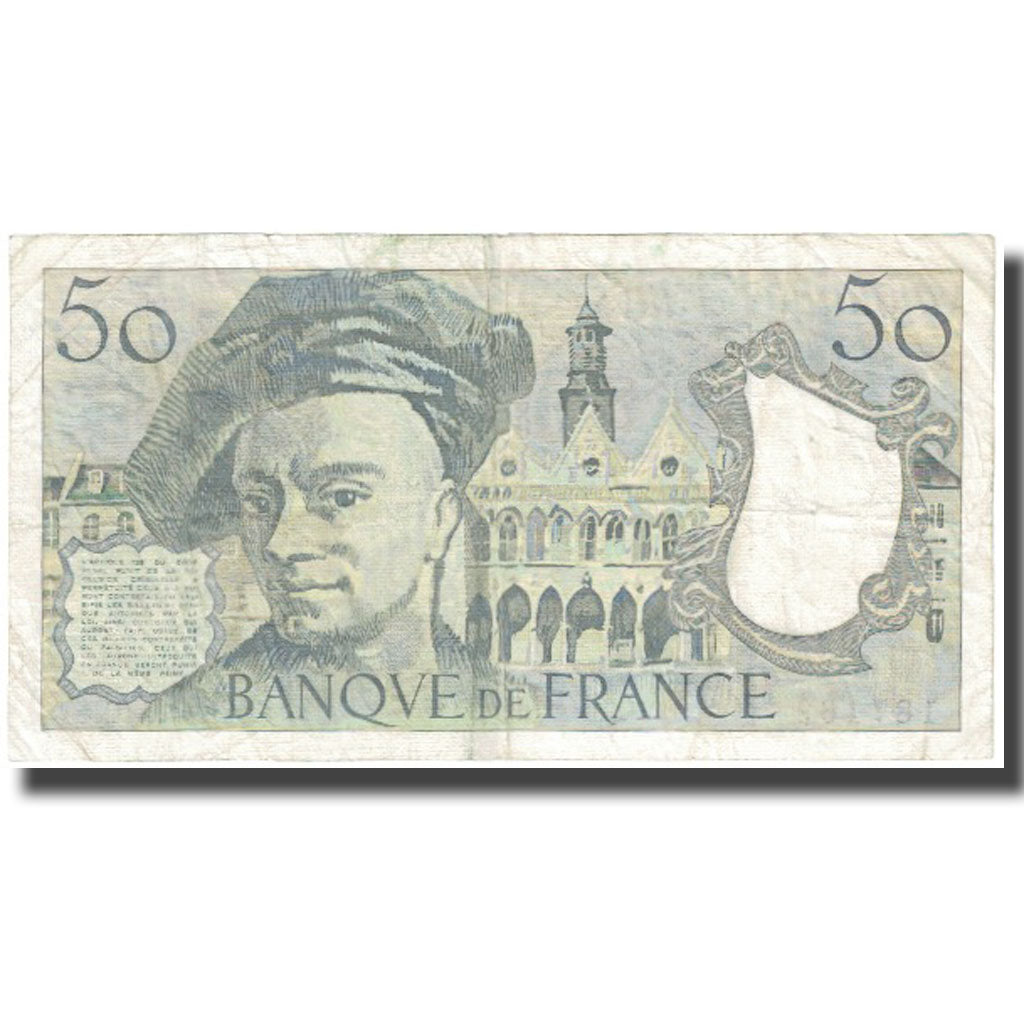 Francja, 50 Francs, Quentin de La Tour, 1984, EF(40-45), Fayette:67.10, KM:152b
