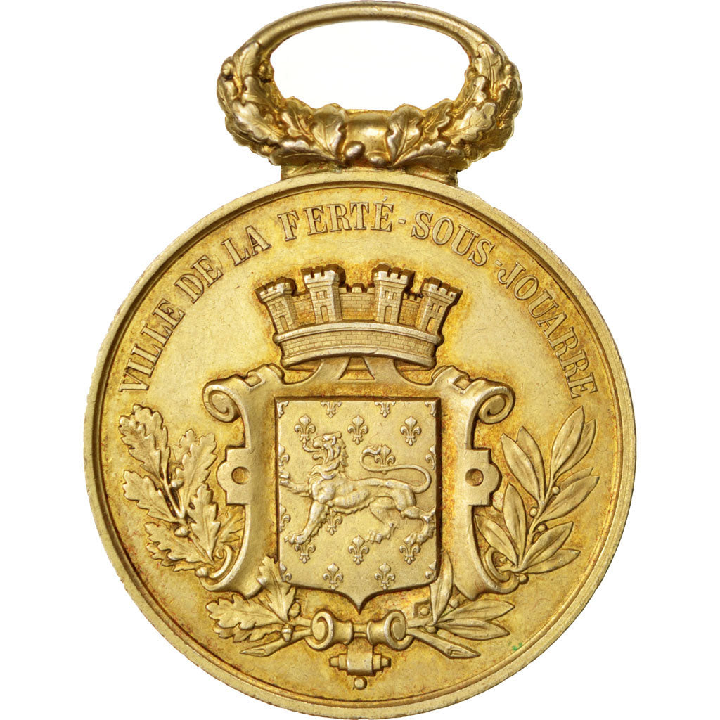 Francia, Medal, French Third Republic, Arts & Culture, 1879, SPL-, Vermeil, 50