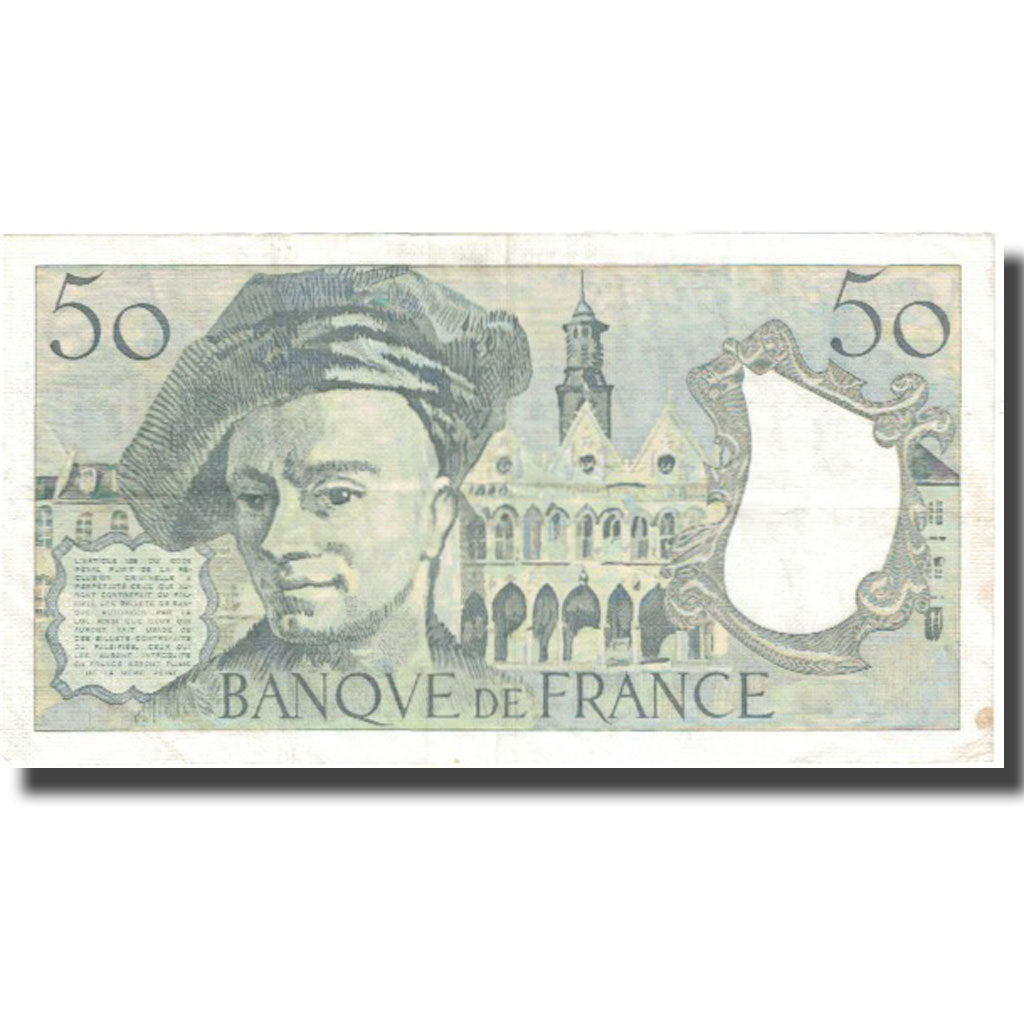 Francia, 50 Francs, Quentin de La Tour, 1985, MBC, Fayette:67.11, KM:152b