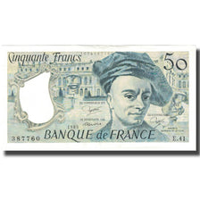 Frankrijk, 50 Francs, Quentin de La Tour, 1985, SPL, Fayette:67.11, KM:152b