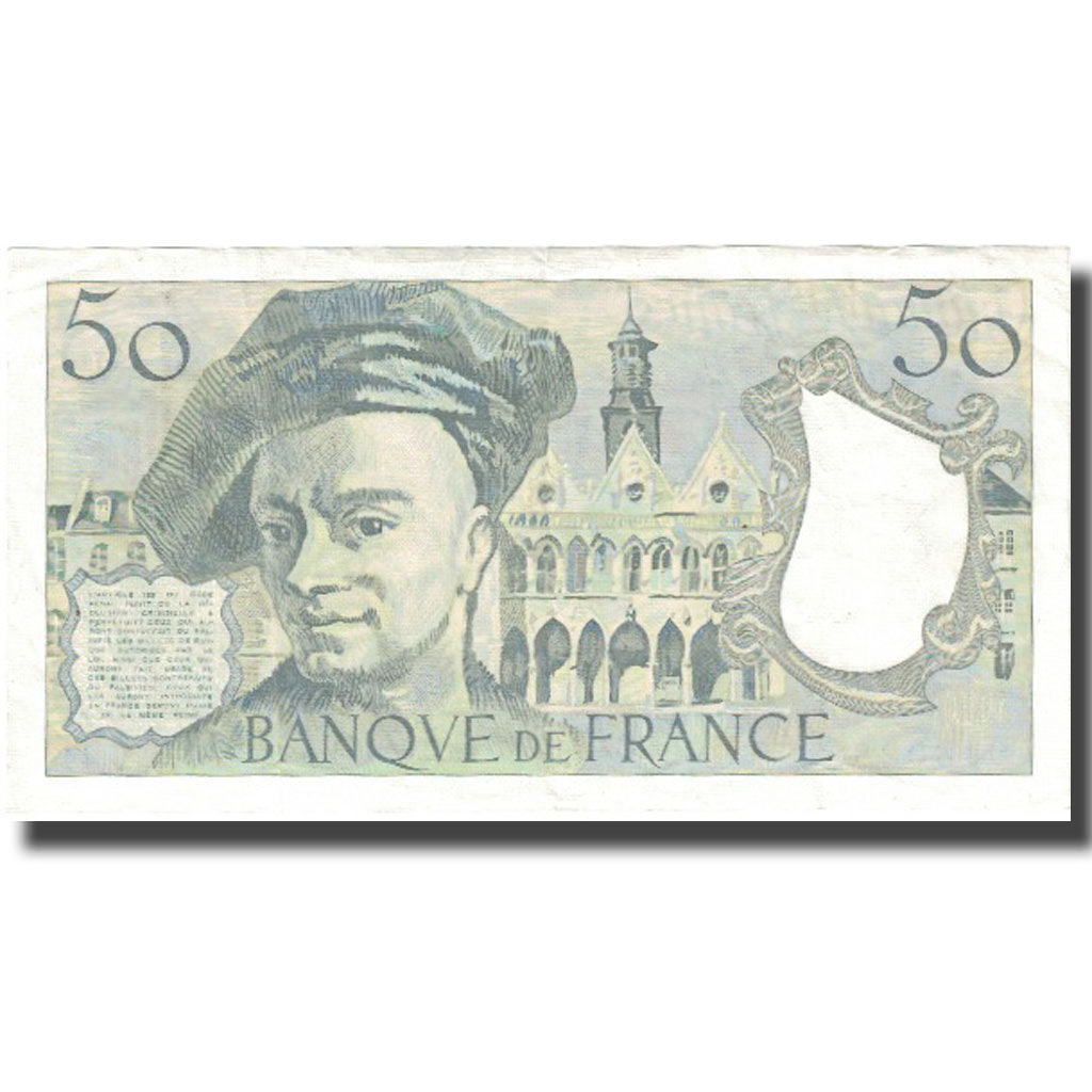 Francia, 50 Francs, Quentin de La Tour, 1986, SPL, Fayette:67.12, KM:152b