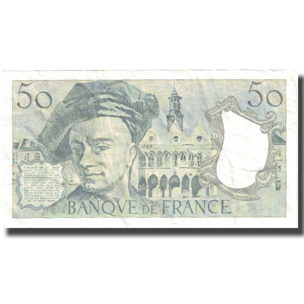 França, 50 Francs, Quentin de La Tour, 1986, UNC(63), Fayette:67.12, KM:152b