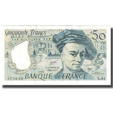 Francia, 50 Francs, Quentin de La Tour, 1986, SC, Fayette:67.12, KM:152b