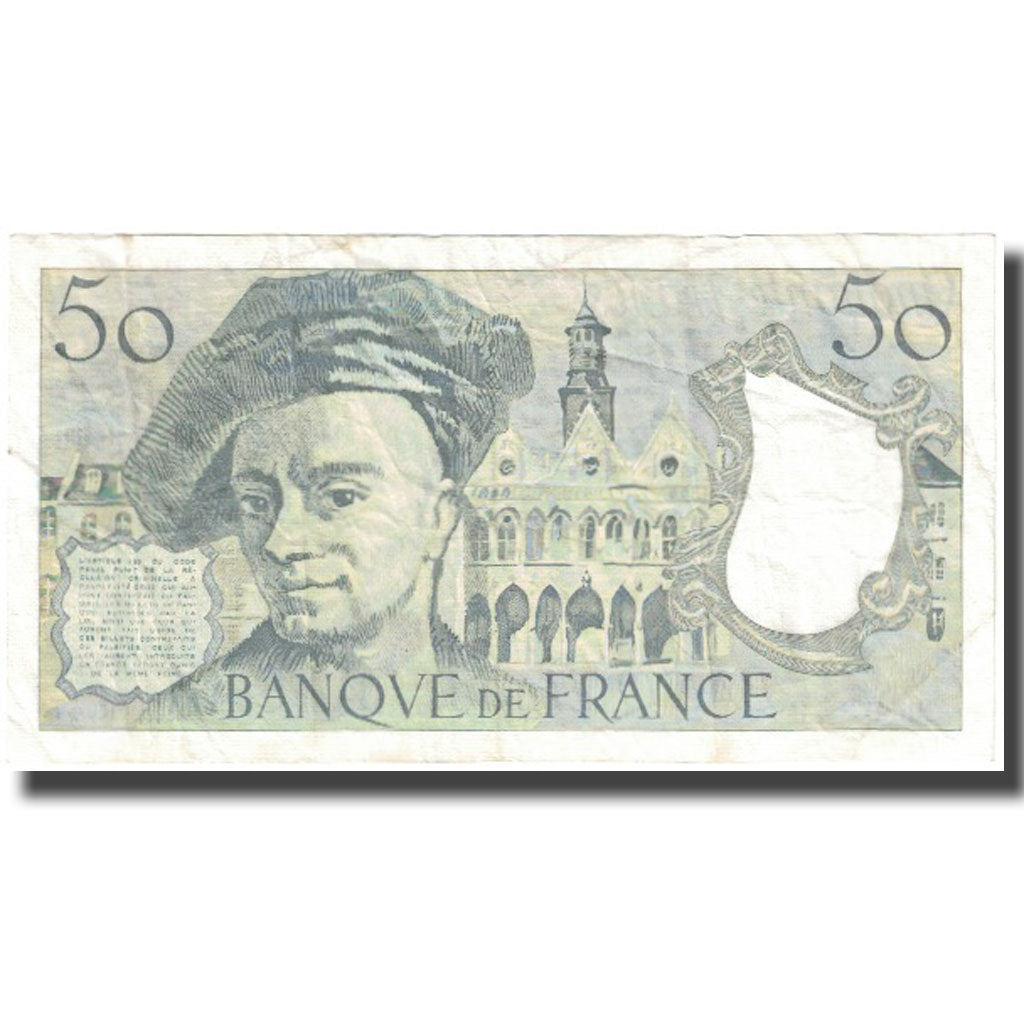 Francja, 50 Francs, Quentin de La Tour, 1987, EF(40-45), Fayette:F67.13, KM:152c