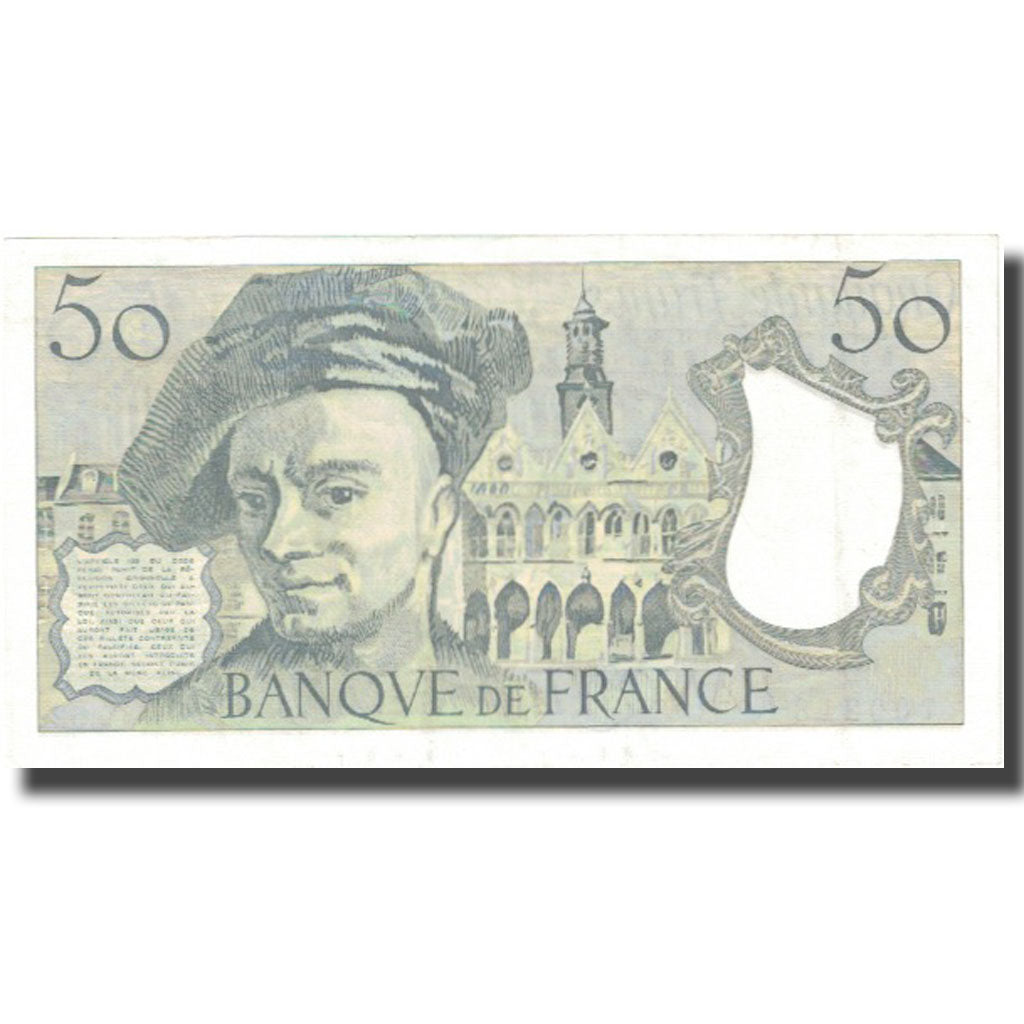 Frankreich, 50 Francs, Quentin de La Tour, 1988, VZ, Fayette:F67.14, KM:152d
