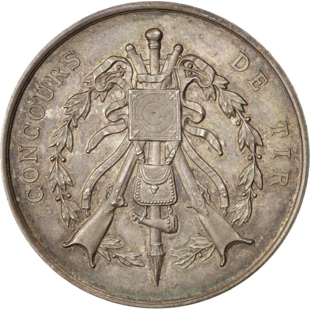 Frankreich, Medal, French Third Republic, Sports & leisure, 1883, VZ, Silber