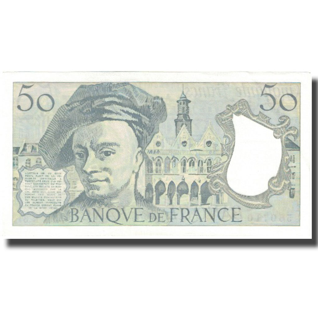 Francja, 50 Francs, Quentin de La Tour, 1990, UNC(63), Fayette:67.16, KM:152e