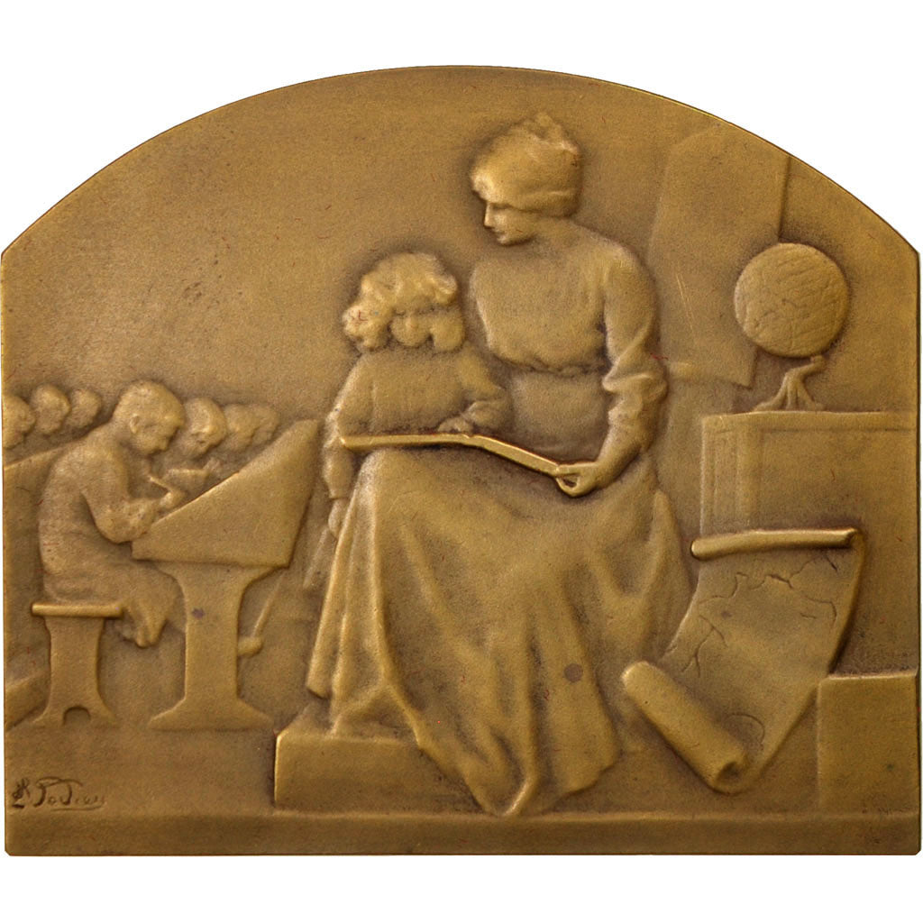 Frankrijk, Medal, French Third Republic, Arts & Culture, PR, Bronze