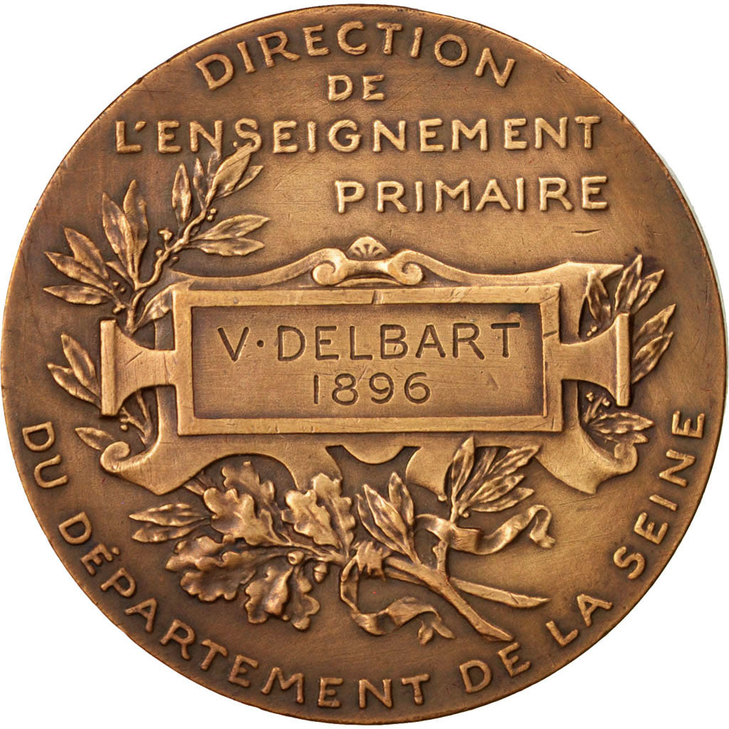 Frankreich, Medal, French Third Republic, Arts & Culture, 1896, Bottée, VZ