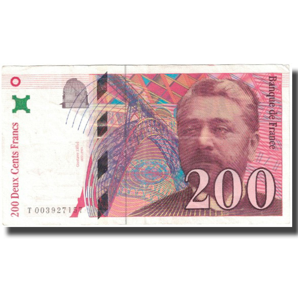Frankreich, 200 Francs, Eiffel, 1995, VZ, Fayette:75.1, KM:159a