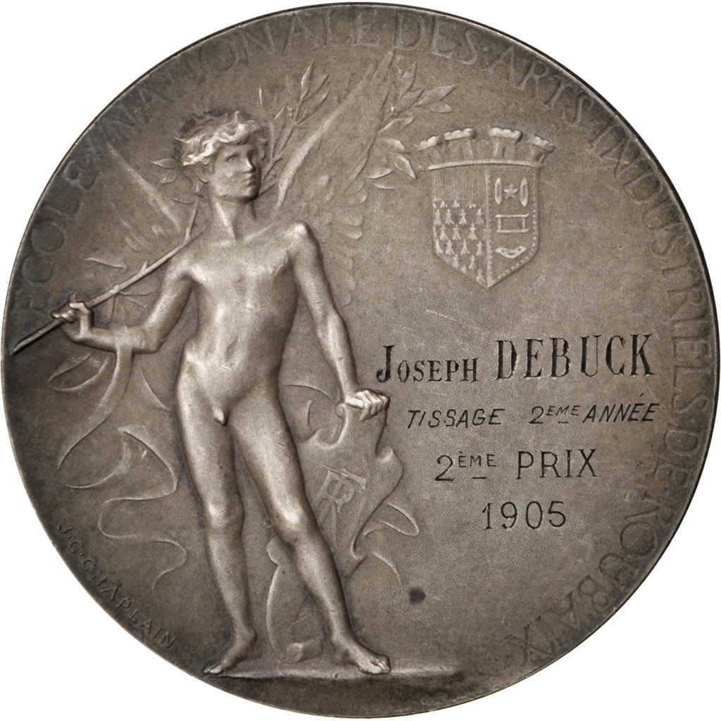 Ecole Nationale des Arts Industriels de Roubaix, Médaille