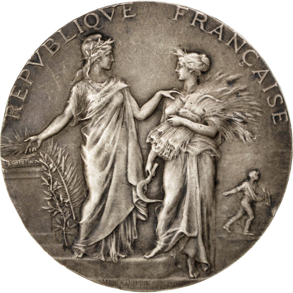 Francia, Medal, French Third Republic, Business & industry, 1910, Dubois.A, BB+