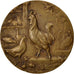 Frankreich, Medal, French Third Republic, Fauna, SS+, Bronze