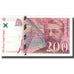 Frankrijk, 200 Francs, Eiffel, 1996, TTB, Fayette:75.3b, KM:159b