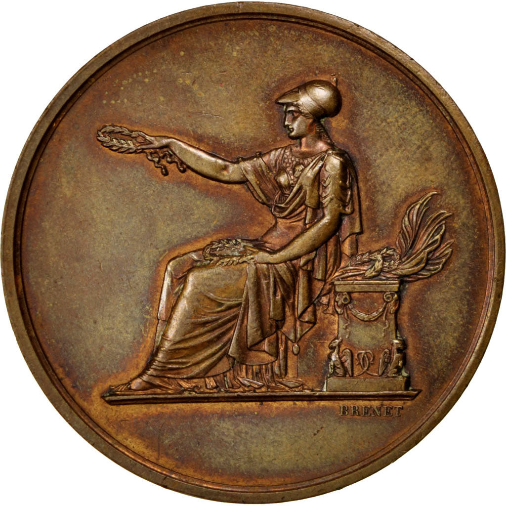 FRANCE, Arts & Culture, French Third Republic, Medal, 1883, MS(60-62), Brenet,..