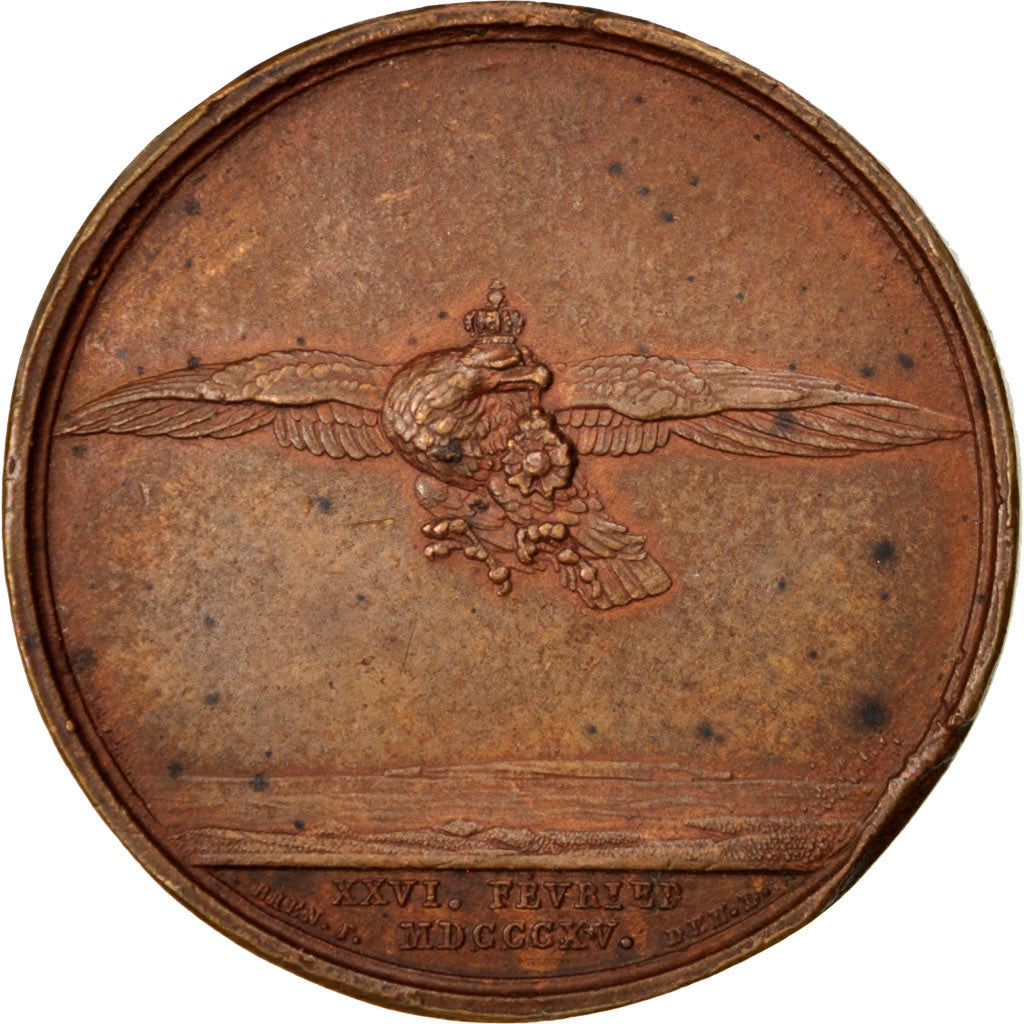 Napoléon I, Médaille, Retour de l'Ile d'Elbe