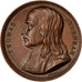 FRANCE, History, Louis Philippe I, Medal, 1844, AU(55-58), Caqué, Copper, 42, 4.