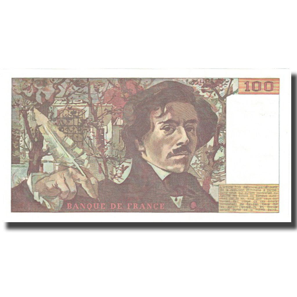 Frankrijk, 100 Francs, Delacroix, 1978, NIEUW, Fayette:69.2c, KM:154a