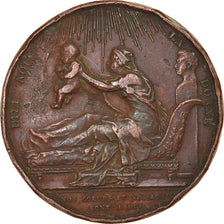 France, Médaille, Naissance du Comte de Chambord, History, 1820, Gayrard, TB