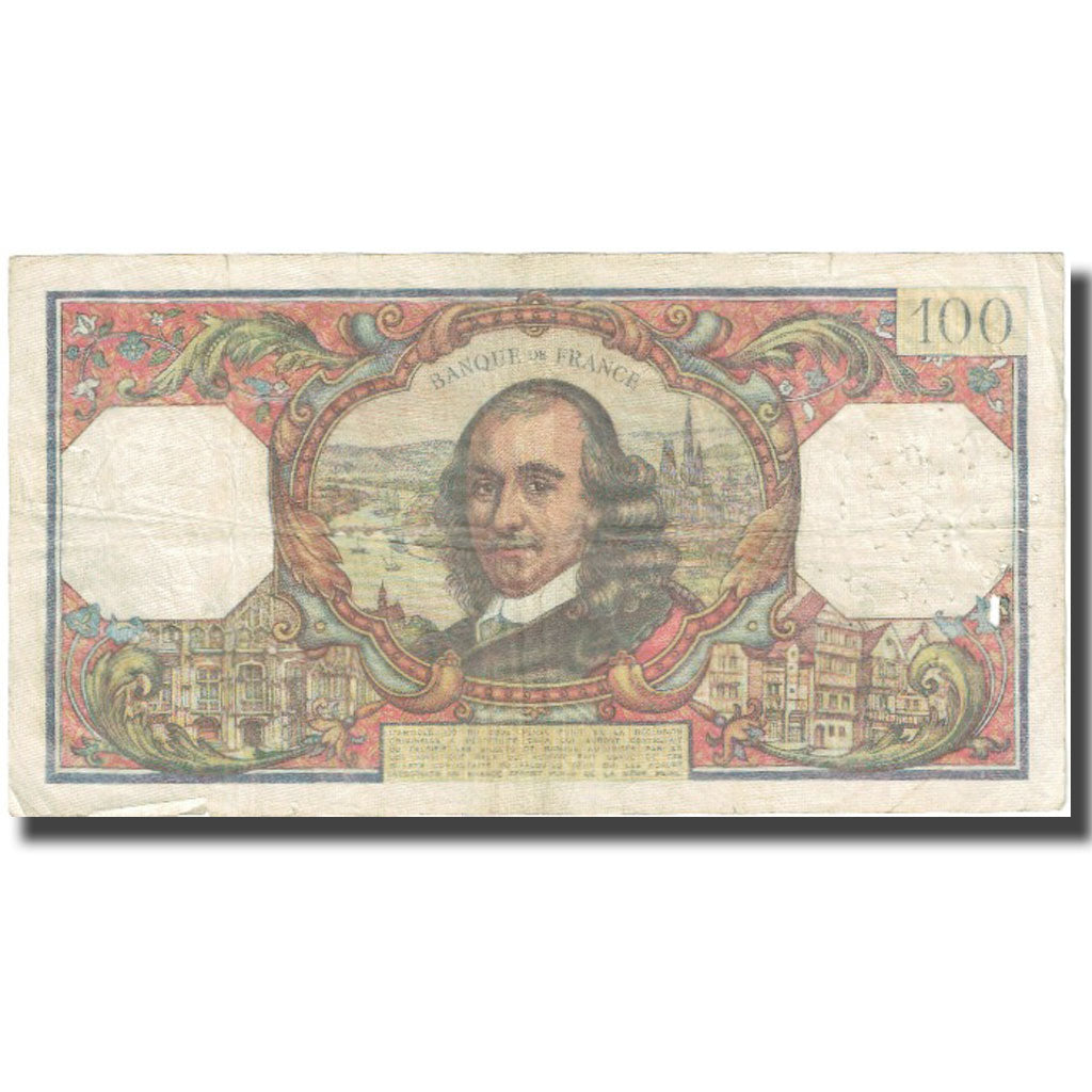 France, 100 Francs, Corneille, 1964, 1964-07-02, VF(20-25), Fayette:65.2