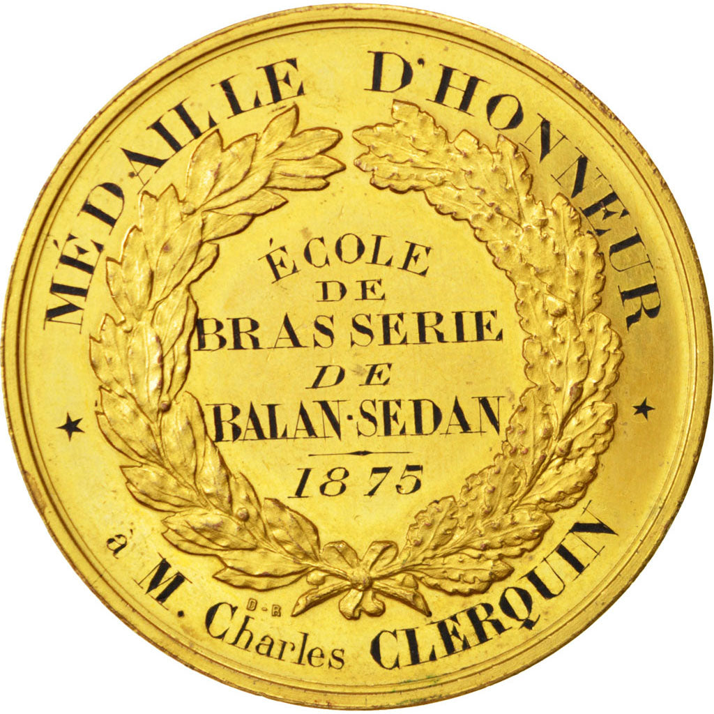 FRANCE, Business & industry, French Third Republic, Medal, 1875, AU(55-58),...