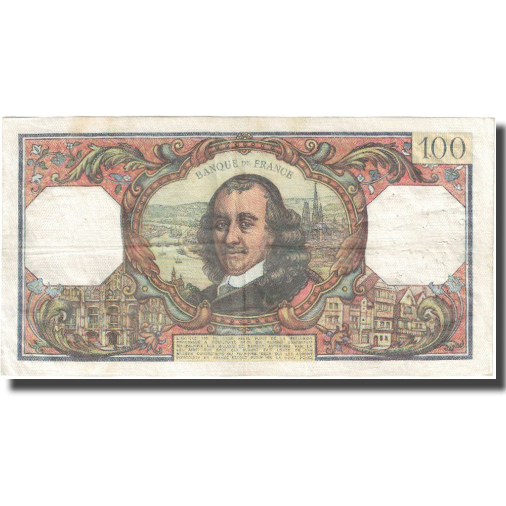 Frankrijk, 100 Francs, Corneille, 1970, 1970-02-05, TB, Fayette:65.30, KM:149c