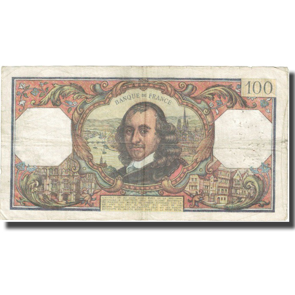 Francia, 100 Francs, Corneille, 1970, 1970-11-05, MB, Fayette:65.33, KM:149c