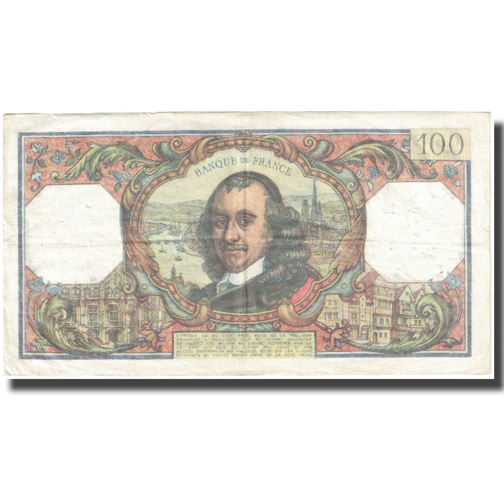 France, 100 Francs, Corneille, 1976, 1976-01-02, TB, Fayette:65.51, KM:149f