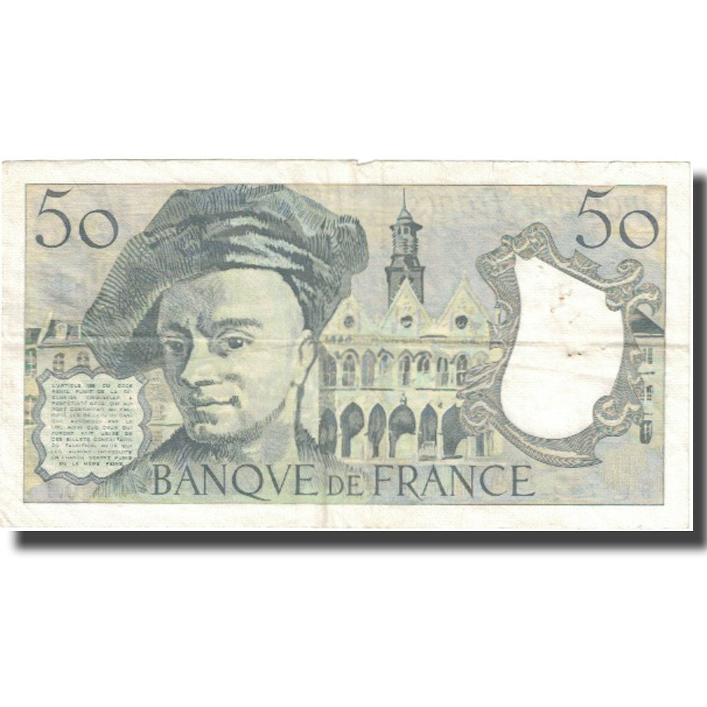 Frankrijk, 50 Francs, Quentin de La Tour, 1976, TB, Fayette:67.1, KM:152a