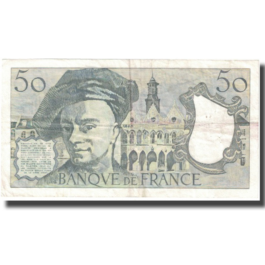 Francia, 50 Francs, Quentin de La Tour, 1976, BC, Fayette:67.1, KM:152a