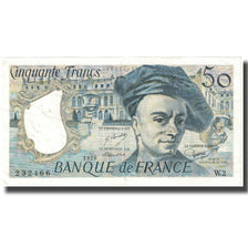 France, 50 Francs, Quentin de La Tour, 1976, TB+, Fayette:67.1, KM:152a