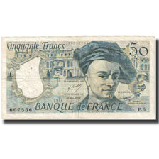 France, 50 Francs, Quentin de La Tour, 1977, F(12-15), Fayette:67.2, KM:152a