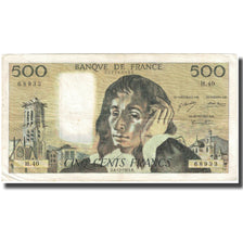 Frankreich, 500 Francs, Pascal, 1973, 1973-12-06, SGE+, Fayette:71.10, KM:156b