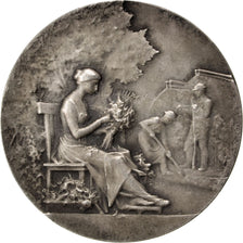France, Medal, French Third Republic, Flora, AU(55-58), Silver