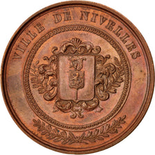 Francia, Medal, French Third Republic, Arts & Culture, 1886, BB+, Rame, 45