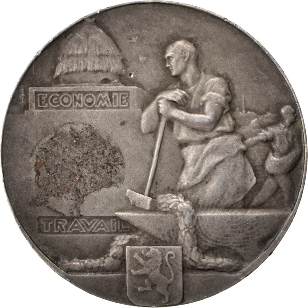 FRANCE, Business & industry, French Third Republic, Medal, AU(50-53), Silver,...