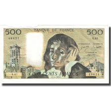 Frankrijk, 500 Francs, Pascal, 1976, 1976-04-01, B+, Fayette:71.14, KM:156d