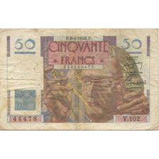Frankreich, 50 Francs, Le Verrier, 1948, 1948-04-08, S, Fayette:20.10, KM:127b