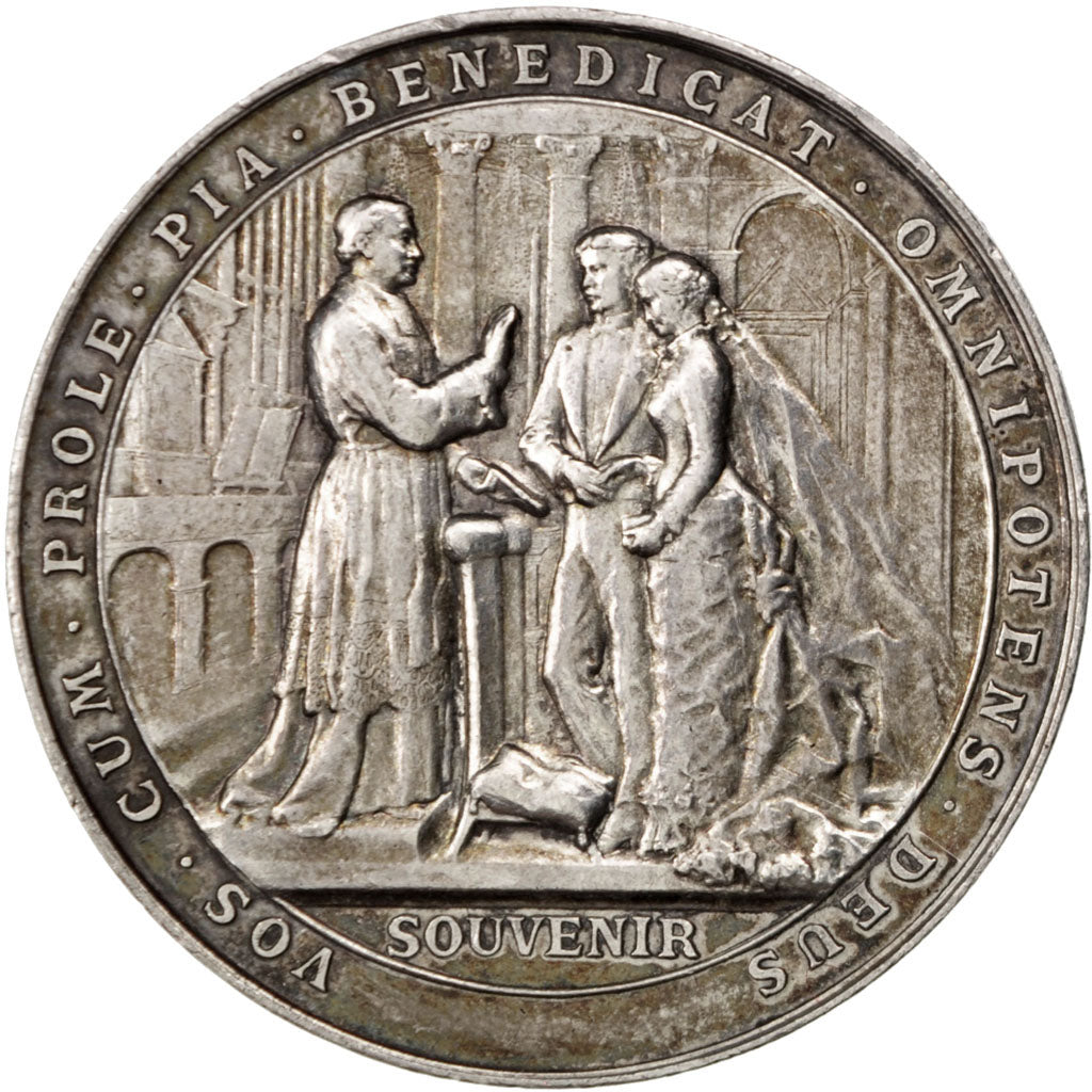 Francia, Medal, French Third Republic, Politics, Society, War, BB+, Argento, 36