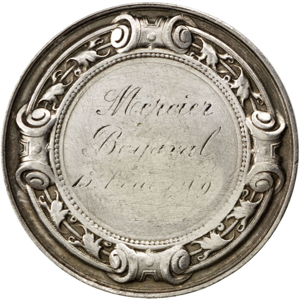 Francia, Medal, French Third Republic, Politics, Society, War, BB+, Argento, 36