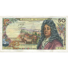 France, 50 Francs, Racine, 1975, 1975-10-02, AU(50-53), Fayette:64.31, KM:148e