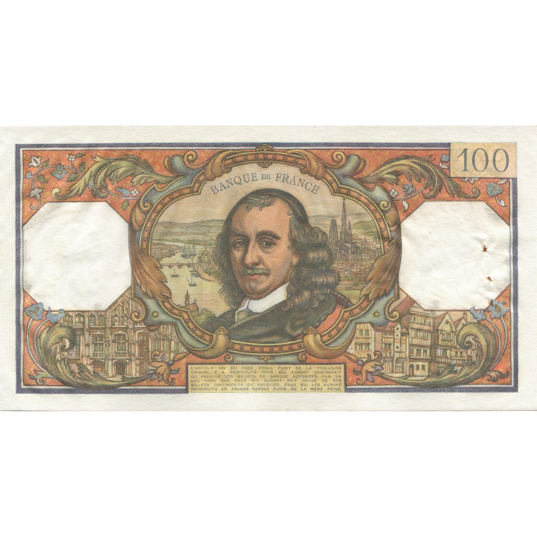 Francia, 100 Francs, Corneille, 1965, 1965-07-01, EBC+, Fayette:65.8, KM:149a