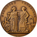 France, Medal, French Fourth Republic, Business & industry, 1954, SUP, Bronze