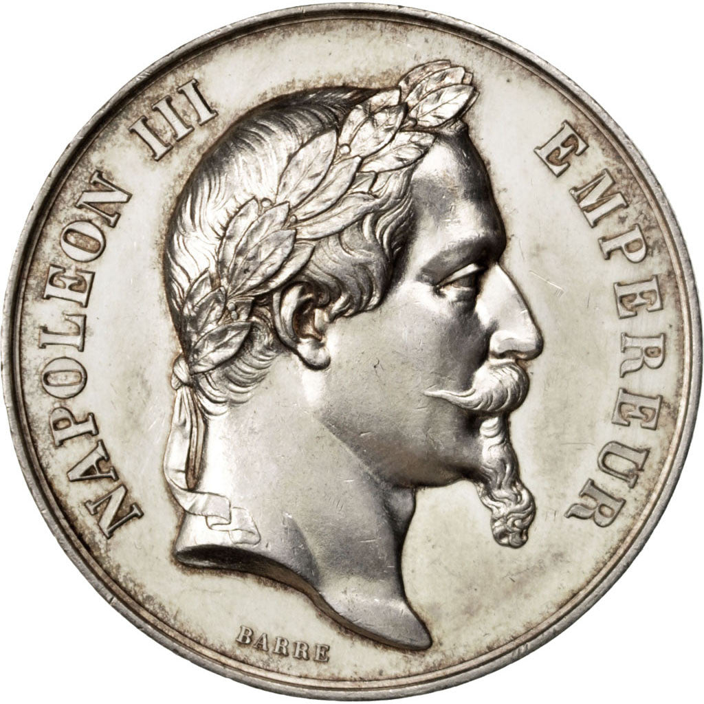 Frankrijk, Medal, Second French Empire, Business & industry, 1869, Barre, ZF+