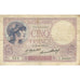 Francia, 5 Francs, Violet, 1927, 1927-10-20, MB, Fayette:F.03.16, KM:72d