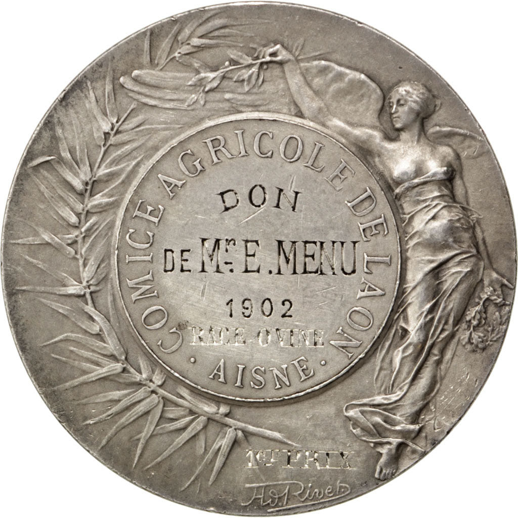 France, Medal, French Third Republic, Business & industry, 1902, Rivet